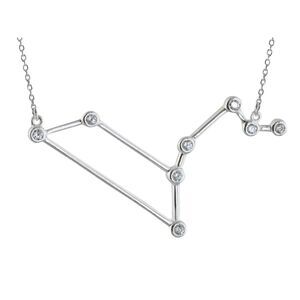 Sterling Silver Leo Constellation Necklace